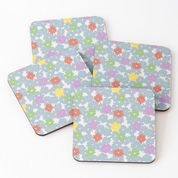 Item preview, Cali Boho Scattered Floral Pattern designed and sold by BossyCatHome.