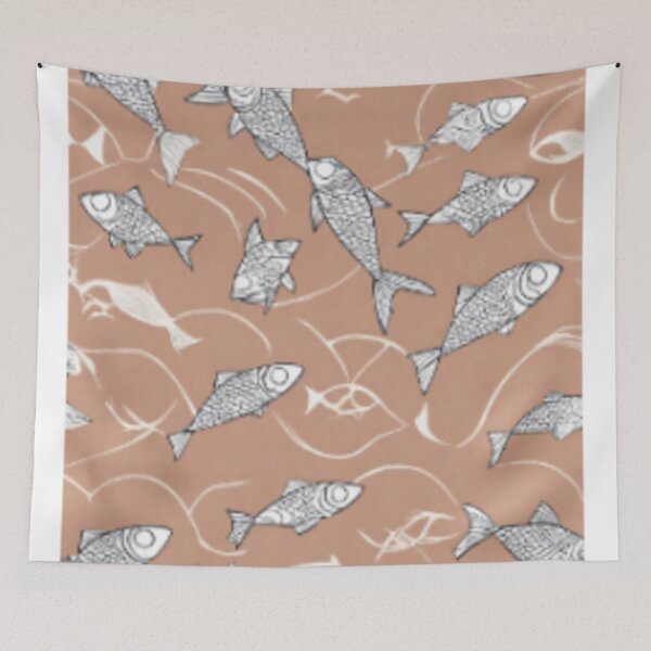 Item preview, Fish swimming pattern designed and sold by OptimaShirts.