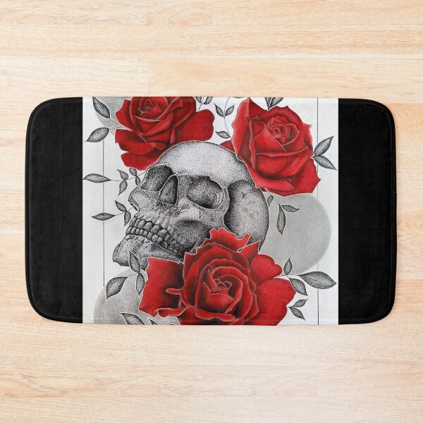 Item preview, Skull & Roses designed and sold by Navpreet-Singh.