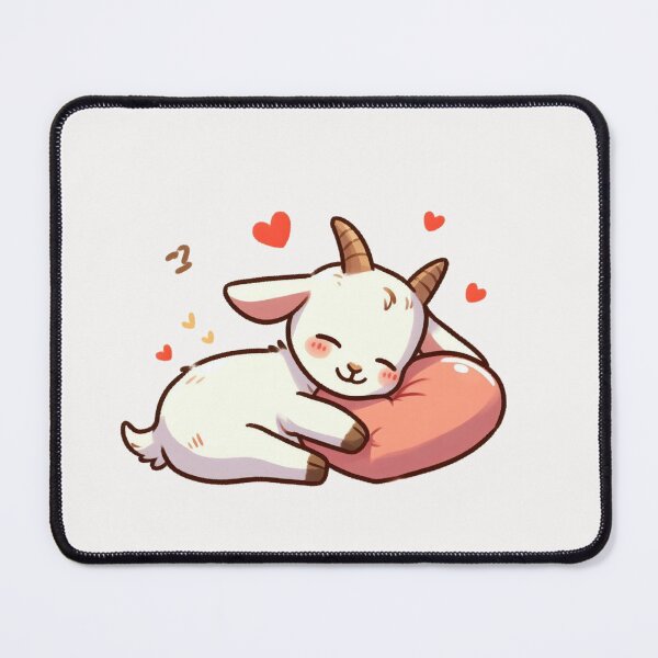 Item preview, Cute Goat Sleeping With heart Valentines Day designed and sold by LemuellTrends.