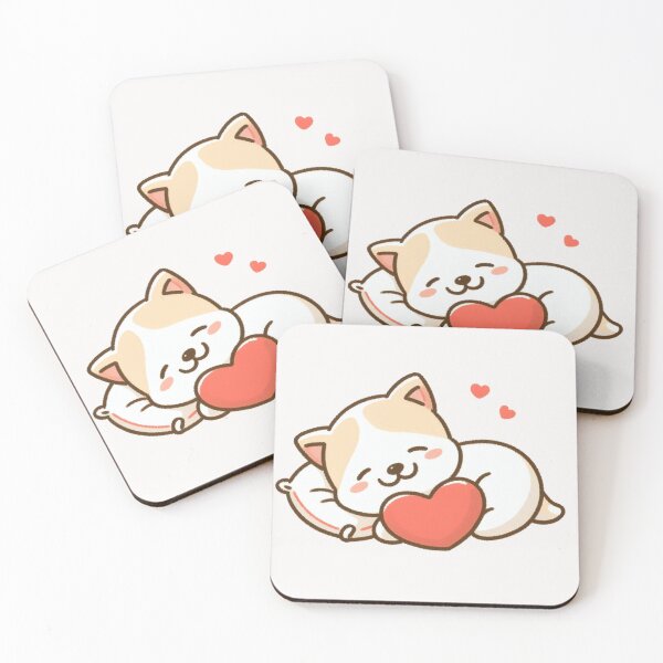 Item preview, Cute Dog Sleeping With heart Valentines Day designed and sold by LemuellTrends.