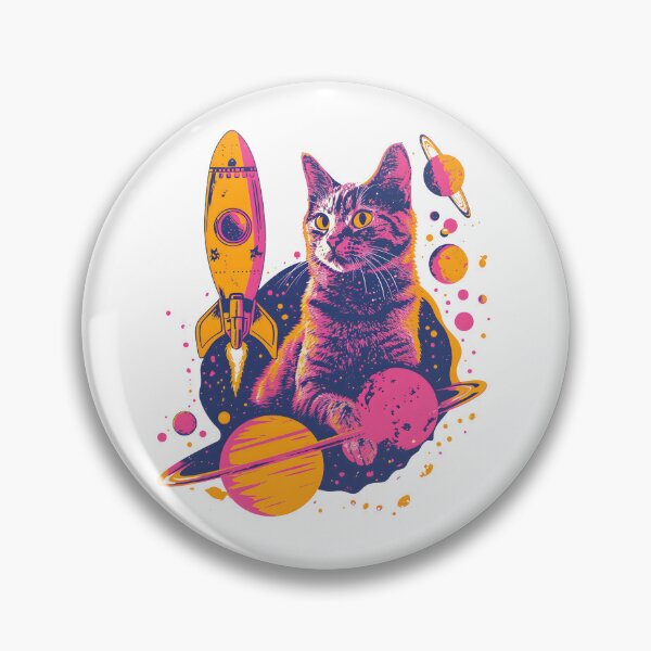 Item preview, Brown cat in space designed and sold by TheRealmWithin.