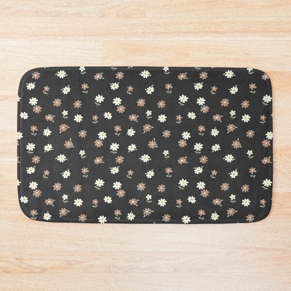 Item preview, MINI SMALL BOHO DITSY DAISY BLACK AND BROWN FLOWERS designed and sold by blomastudios.
