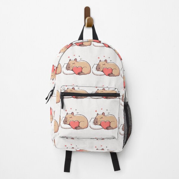 Item preview, Cute Capybara Sleeping With heart Valentines Day designed and sold by LemuellTrends.