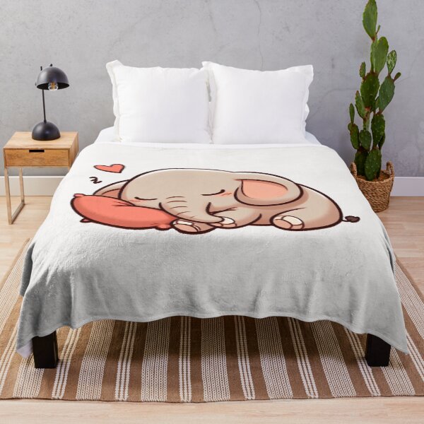 Item preview, Cute Elephant Sleeping With heart Valentines Day designed and sold by LemuellTrends.