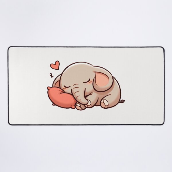 Item preview, Cute Elephant Sleeping With heart Valentines Day designed and sold by LemuellTrends.