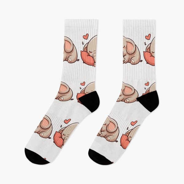Item preview, Cute Elephant Sleeping With heart Valentines Day designed and sold by LemuellTrends.