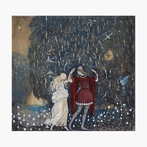 Item preview, The Golden Key - John Bauer designed and sold by forgottenbeauty.