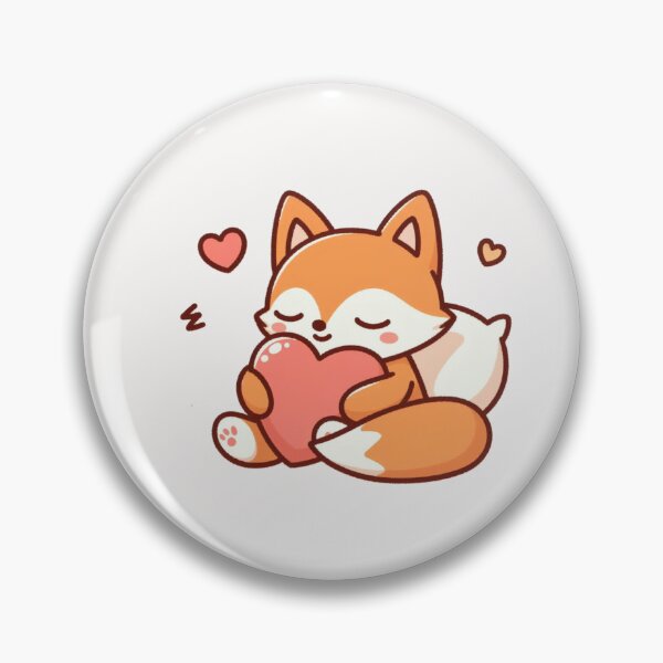 Item preview, Cute Fox Sleeping With heart Valentines Day designed and sold by LemuellTrends.