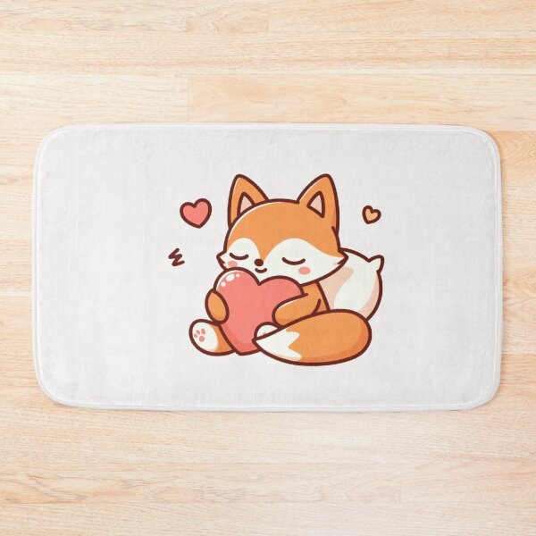 Item preview, Cute Fox Sleeping With heart Valentines Day designed and sold by LemuellTrends.