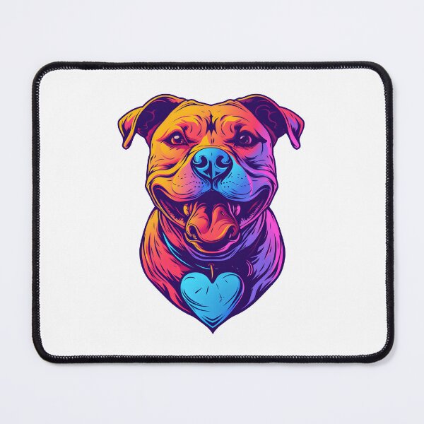 Item preview, Colorful happy amstaff designed and sold by TheRealmWithin.