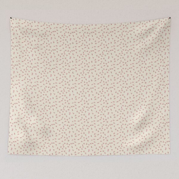 Item preview, Tiny Little Pink Roses Print designed and sold by thegirlyshoppe.