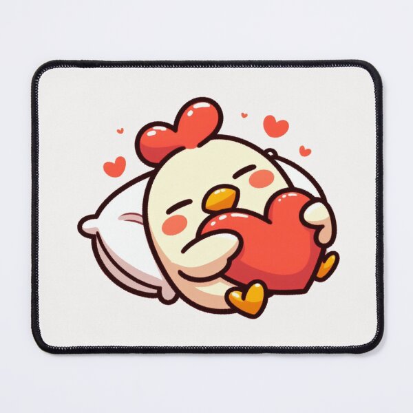 Item preview, Cute Chicken Sleeping With heart Valentines Day designed and sold by LemuellTrends.