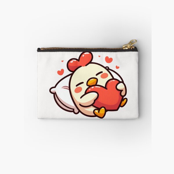 Item preview, Cute Chicken Sleeping With heart Valentines Day designed and sold by LemuellTrends.