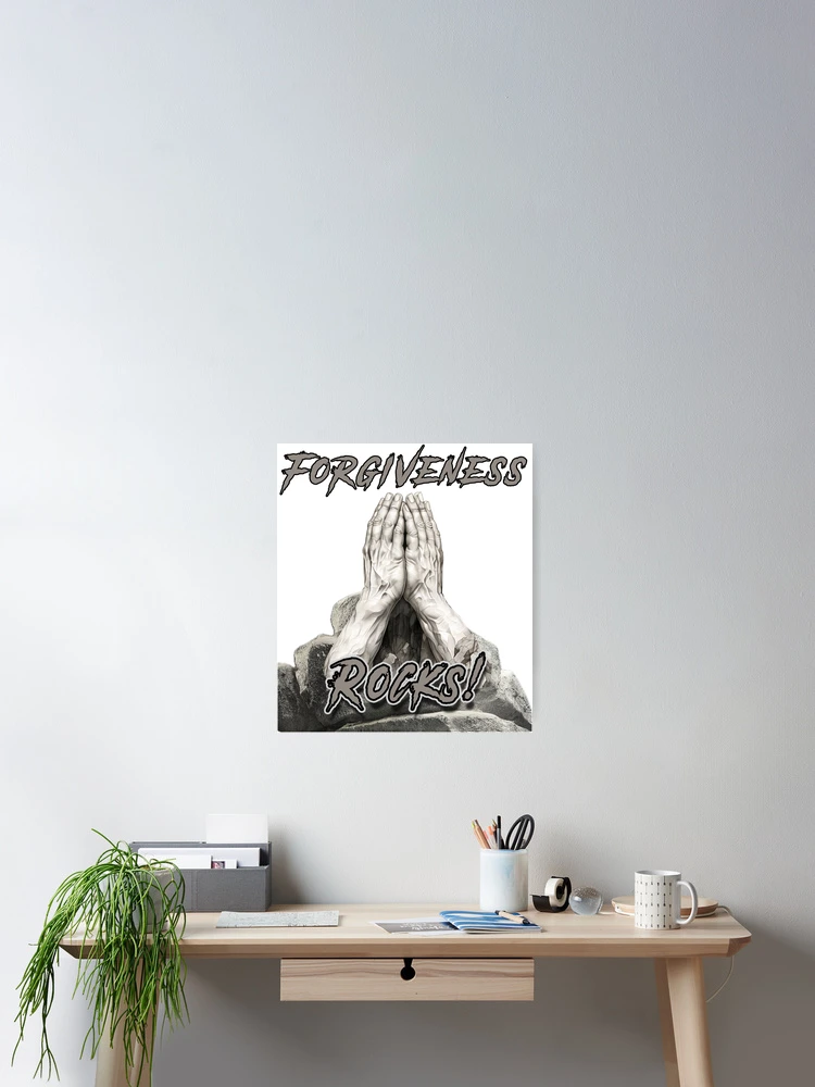 Thumbnail 2 of 3, Poster, Forgiveness Rocks! 2 designed and sold by The Imagination Source™.