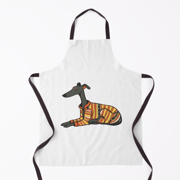 Item preview, Greyhound in pajamas designed and sold by TheRealmWithin.