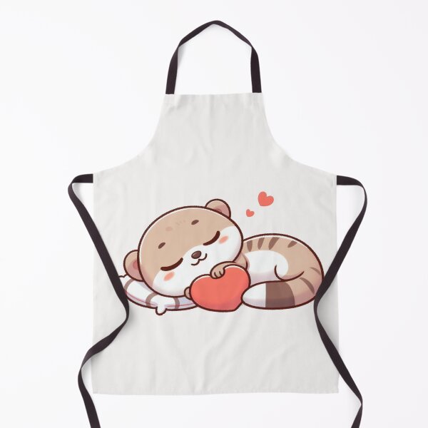 Item preview, Cute Weasel Sleeping With heart Valentines Day designed and sold by LemuellTrends.