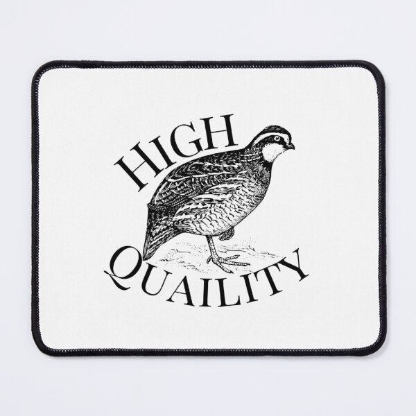 Item preview, High Quaility Funny Quail Black and White Design designed and sold by Bridget Swanson.