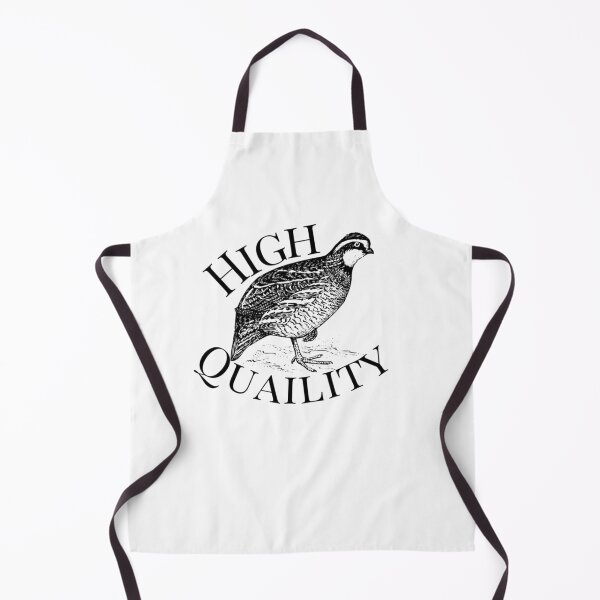 Item preview, High Quaility Funny Quail Black and White Design  designed and sold by Bridget Swanson.