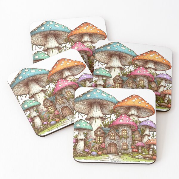 Item preview, A fairytale mushroom house. designed and sold by growing-mom.