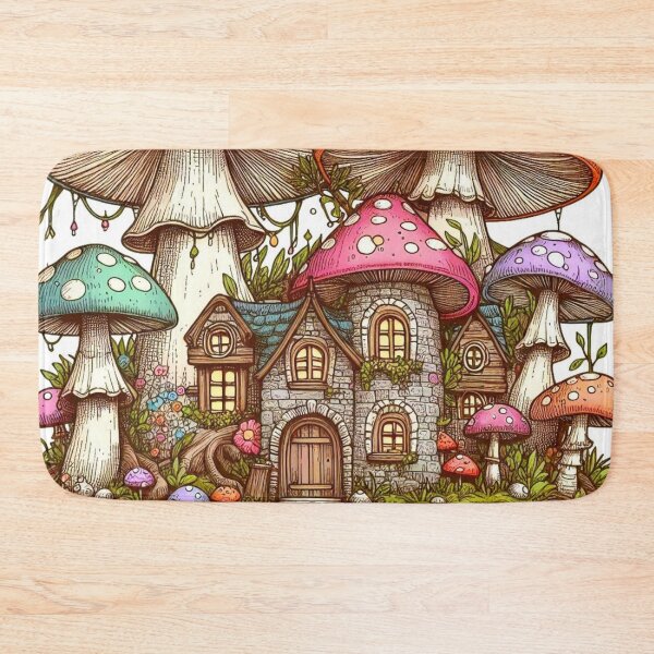 Item preview, A fairytale mushroom house. designed and sold by growing-mom.
