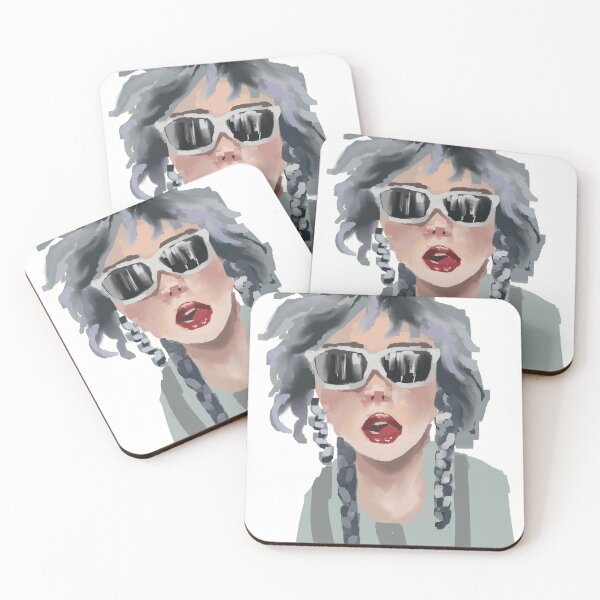 Item preview, Funky woman portrait, retro funky portrait designed and sold by EverlyBird Arts.