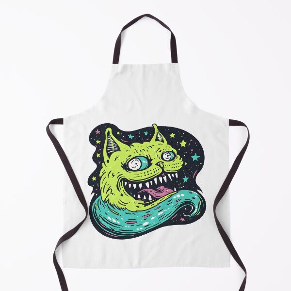 Item preview, Green cat monster designed and sold by TheRealmWithin.