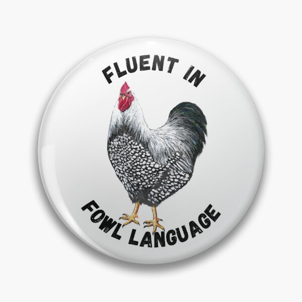 Item preview, fluent in fowl language designed and sold by Roy & Tiffany.