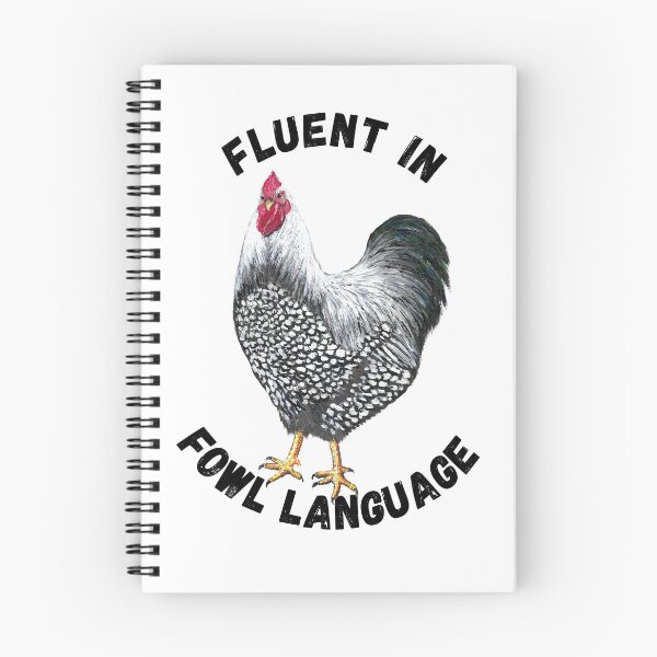 Item preview, fluent in fowl language designed and sold by Roy & Tiffany.