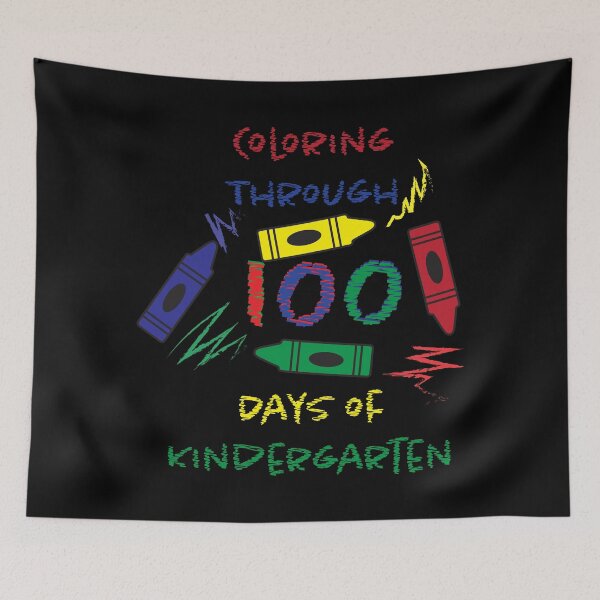 Item preview, 100 Days of Kindergarten designed and sold by DigitalCraftist.