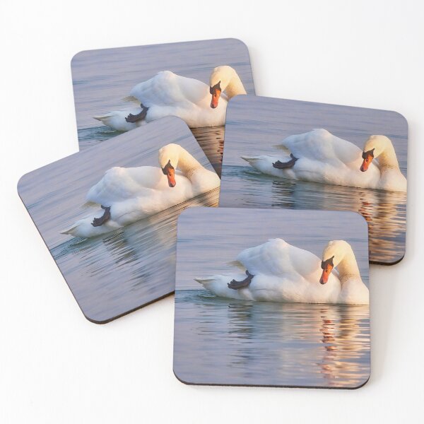 Item preview, Gracious swan relaxing on the lake at twilight designed and sold by Travelways.