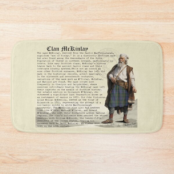 Item preview, McKinlay Scottish Clan History  designed and sold by BagTown Clans.