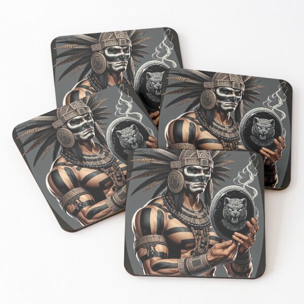 Item preview,  Tezcatlipoca, the smoking mirror Aztec God of the Night designed and sold by Fernando Abitia.