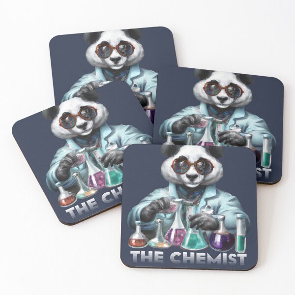 Item preview, Scientist panda, chemist panda  designed and sold by H1-made.