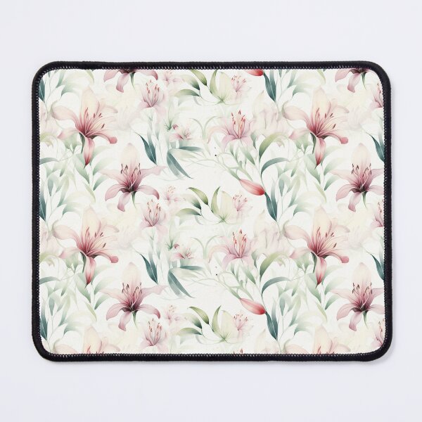 Item preview, Watercolour Pink Lillies designed and sold by HeyImFlooky.