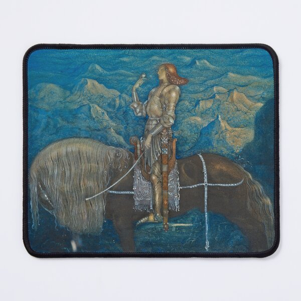 Item preview, A Knight Rode On - John Bauer designed and sold by forgottenbeauty.