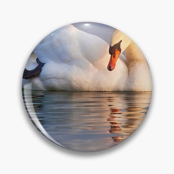 Item preview, Gracious swan relaxing on the lake at twilight designed and sold by Travelways.