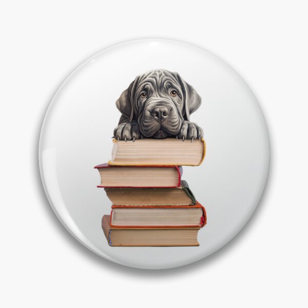 Item preview, Neapolitan Mastiff And Books designed and sold by TheAnimalZ00.