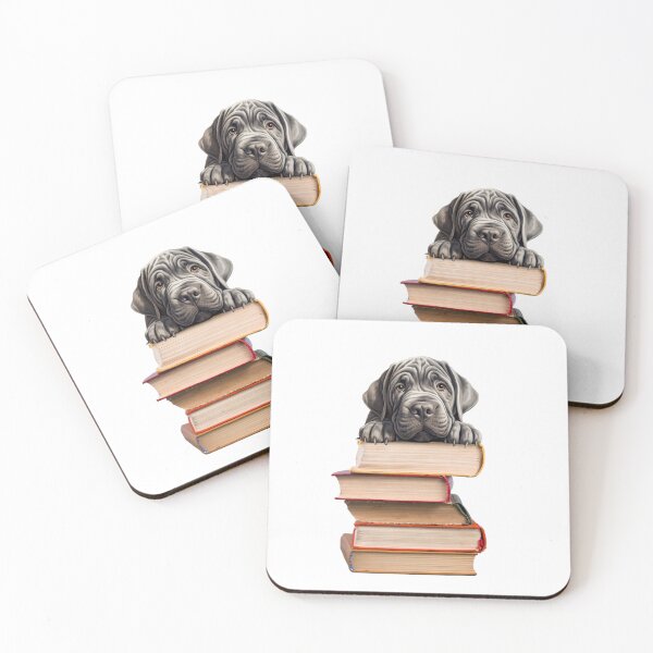 Item preview, Neapolitan Mastiff And Books designed and sold by TheAnimalZ00.