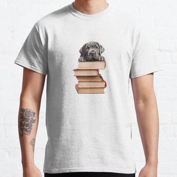 Item preview, Neapolitan Mastiff And Books designed and sold by TheAnimalZ00.