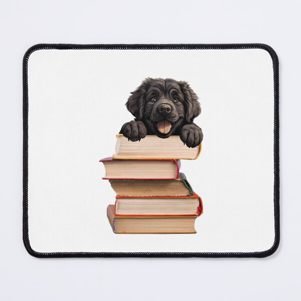 Item preview, Newfoundland Dog And Books designed and sold by TheAnimalZ00.