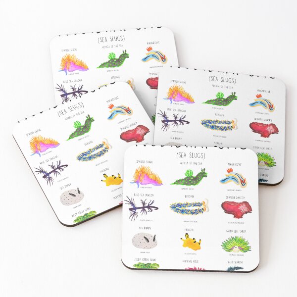 Item preview, Nudibranchs Of the World Watercolor Print designed and sold by lexieaustinart.