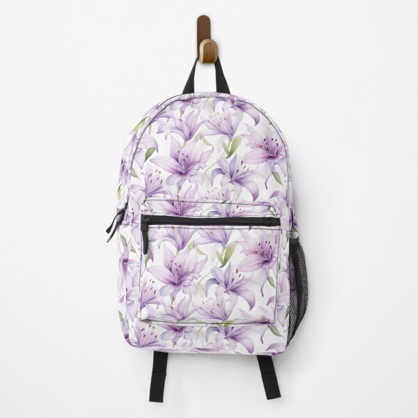 Item preview, Watercolour Purple Lillies designed and sold by HeyImFlooky.