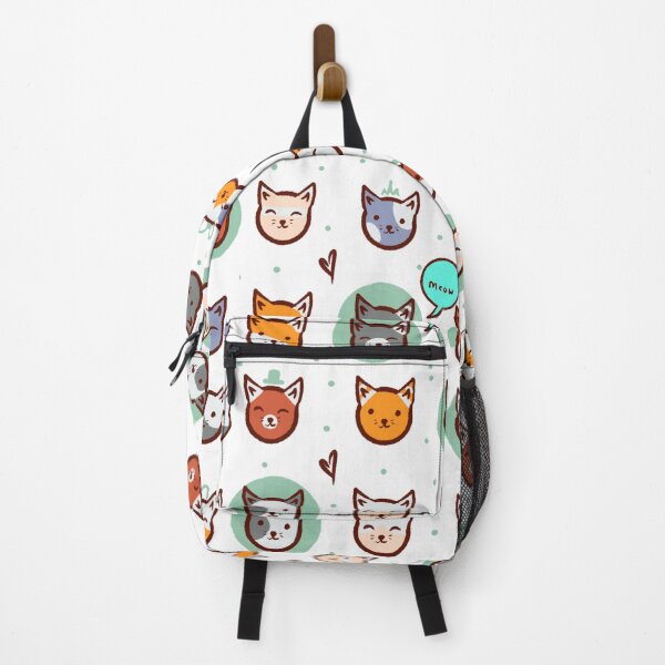 Item preview, Cute Multicolored Cat Pattern designed and sold by WBArtwork.