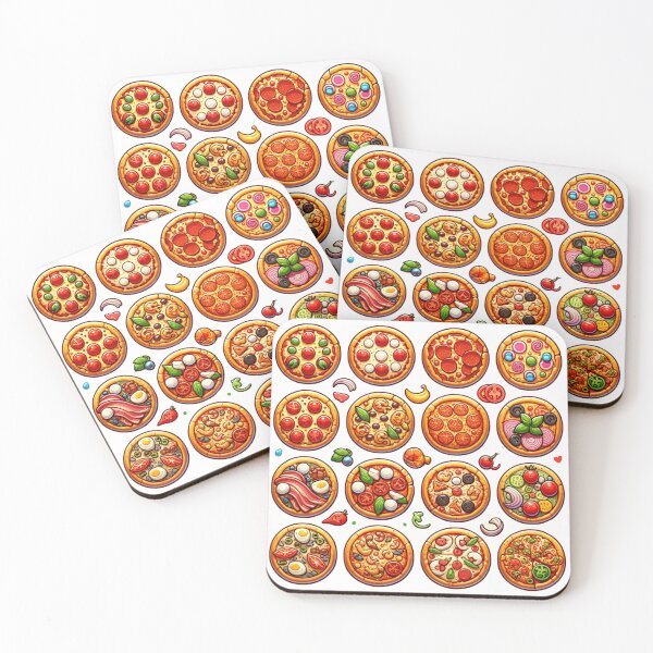 Item preview, Pizza Grid | Pizza Lover | Colourful designed and sold by ShopCoolStop.