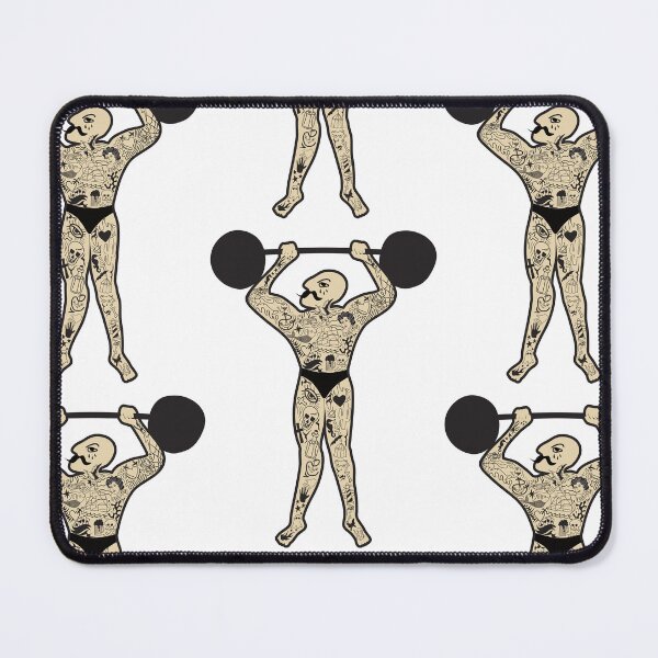 Item preview, Old School weightlifter Traditional Tattoo designed and sold by rfj-arts.