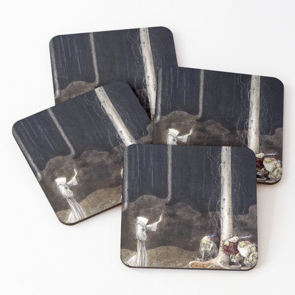 Item preview, Brother St Martin and the Three Trolls - John Bauer designed and sold by forgottenbeauty.