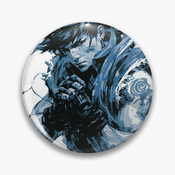 Item preview, Ryu from Street Fighter in Fighting Pose with Furious Face in Ink Painting Style designed and sold by diegomenjivar92.