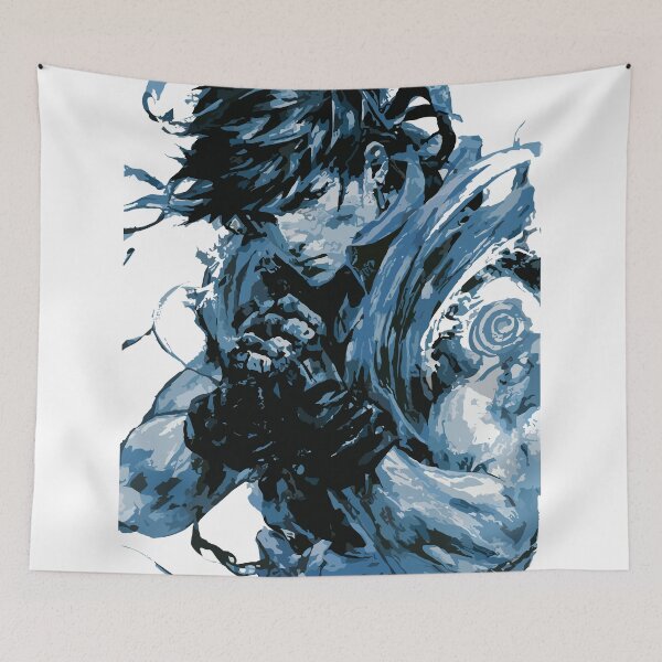 Item preview, Ryu from Street Fighter in Fighting Pose with Furious Face in Ink Painting Style designed and sold by diegomenjivar92.