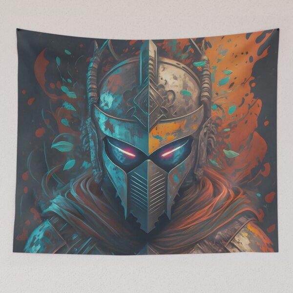 Item preview, Moonlit Guardian: Elven Knight Minimalist Art designed and sold by DragonRealms.